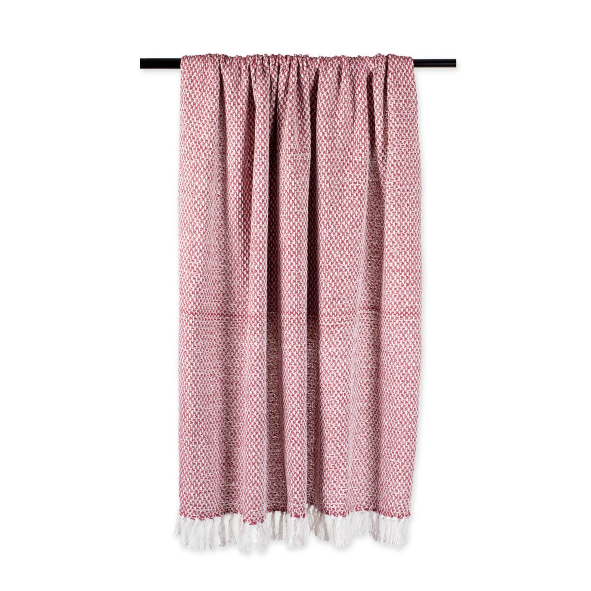 DII® Barn Red Woven Throw
